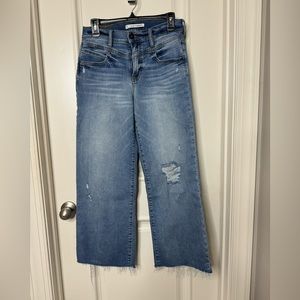 Whetherly Conrad high rise ankle straight leg jeans. Size 8